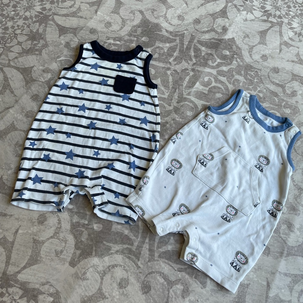 Baby gap romper cute bundle. 3-6m